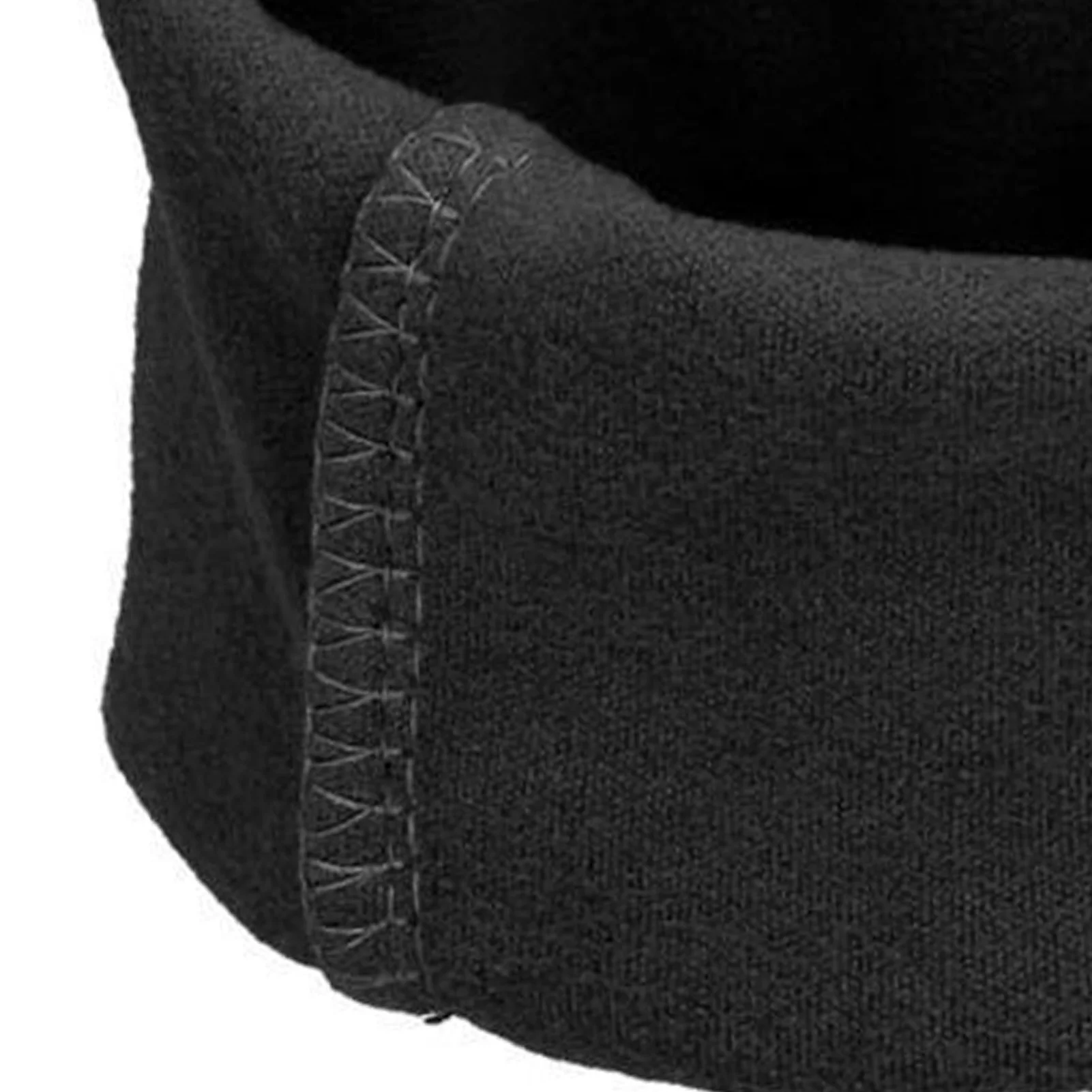 Dog Quiet Ear Cover Black Pet Noise Protection Calming Ear Muffs Anxiety Relief Warm Soft Snood