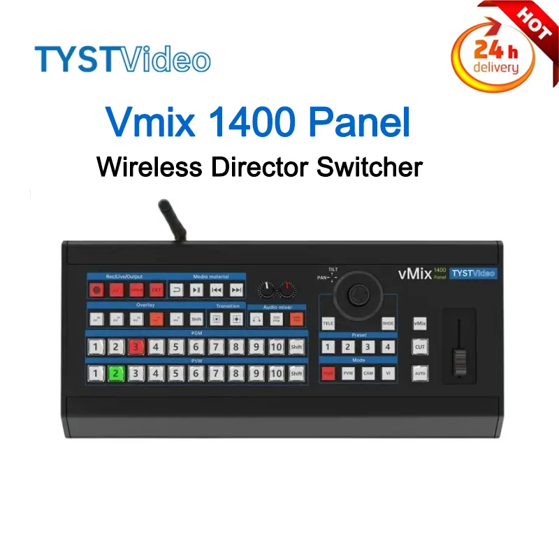 TYST Video Vmix 1400 Panel Wireless Director Switcher Control Panel Midi Communication Protocol Video Recording Switchboard