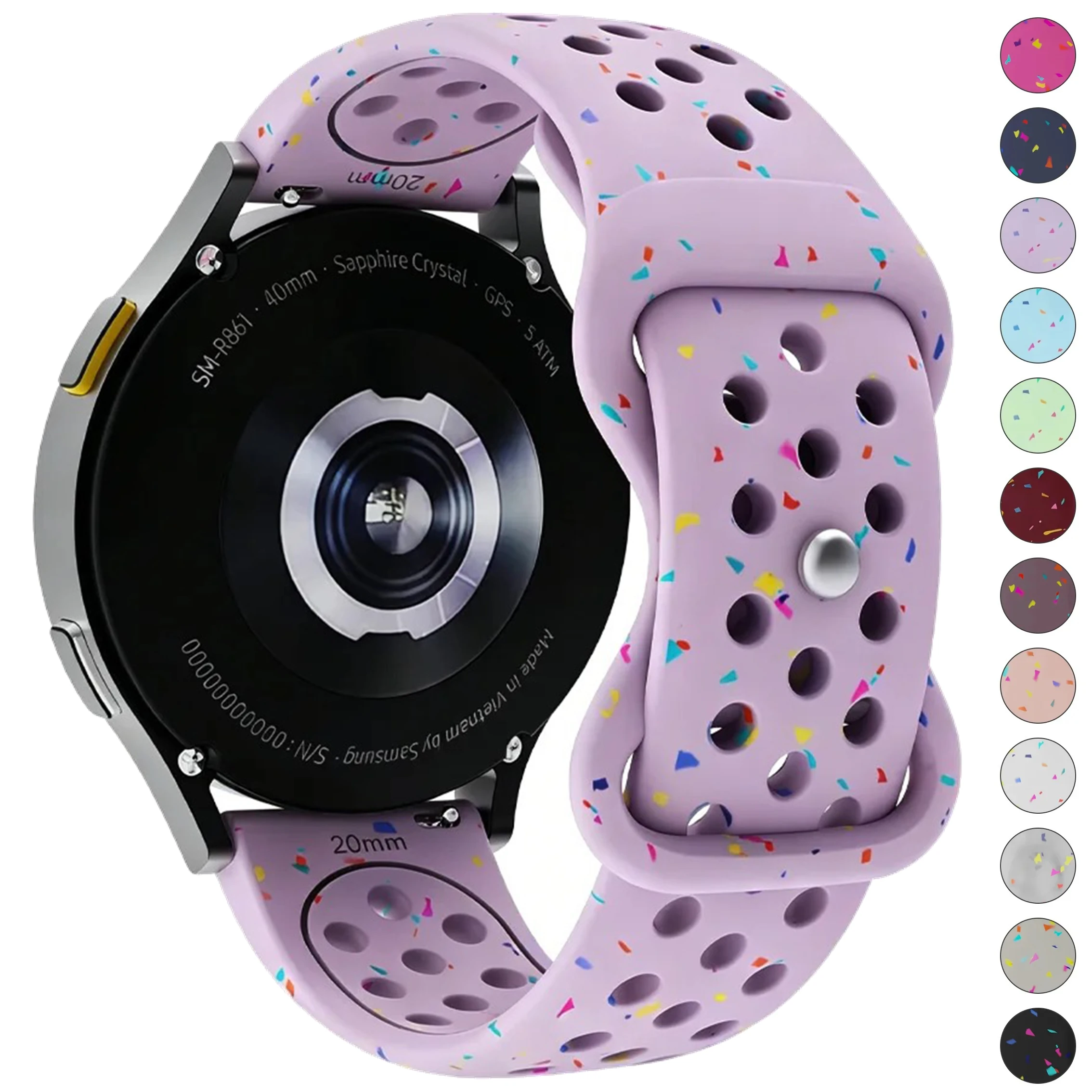 18mm 20mm 22mm Silikonarmband für Garmin Forerunner 70 170 165 265 570 47/42mm Venu 4 41/45mm Armband Garmin Active 6 5 Correa