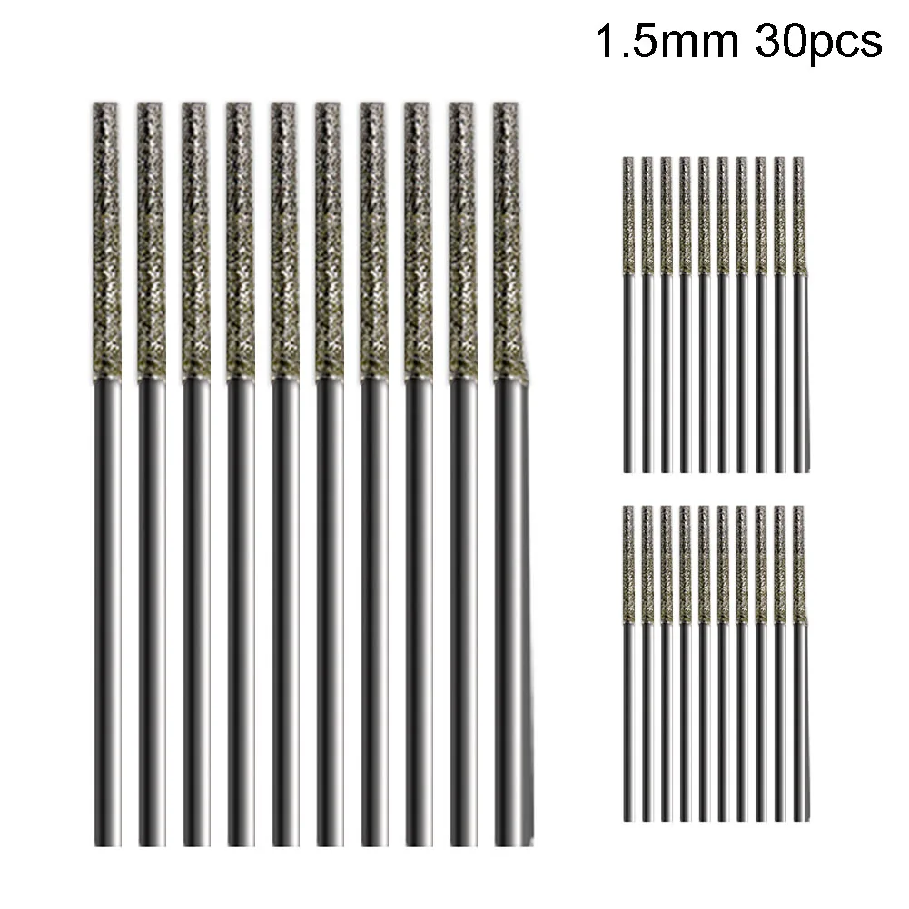 0.8-2.5MM Jade Punch Needle Jade Punch Needle 15mm 2.35MM materiale abrasivo cilindrico dimensione delle particelle lunghezza della sabbia