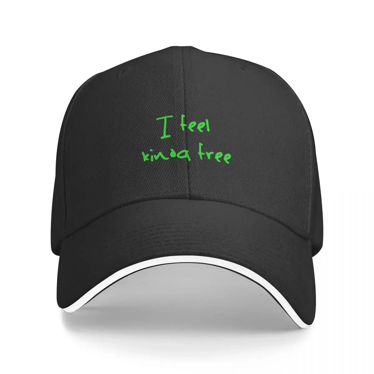 

Ghost Town I Feel Kinda Free Ye design Baseball Cap Luxury Brand Fashion Beach Hat Beach Icon Women's Golf Wear Men's