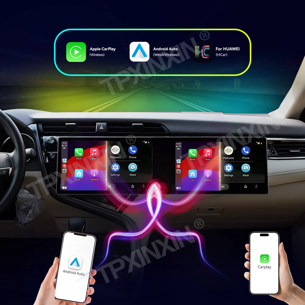 

For Toyota Camry 2018-2020 Android Car Radio Multimedia Video Player Wireless Carplay Autoradio Stereo GPS Navigation Head Unit
