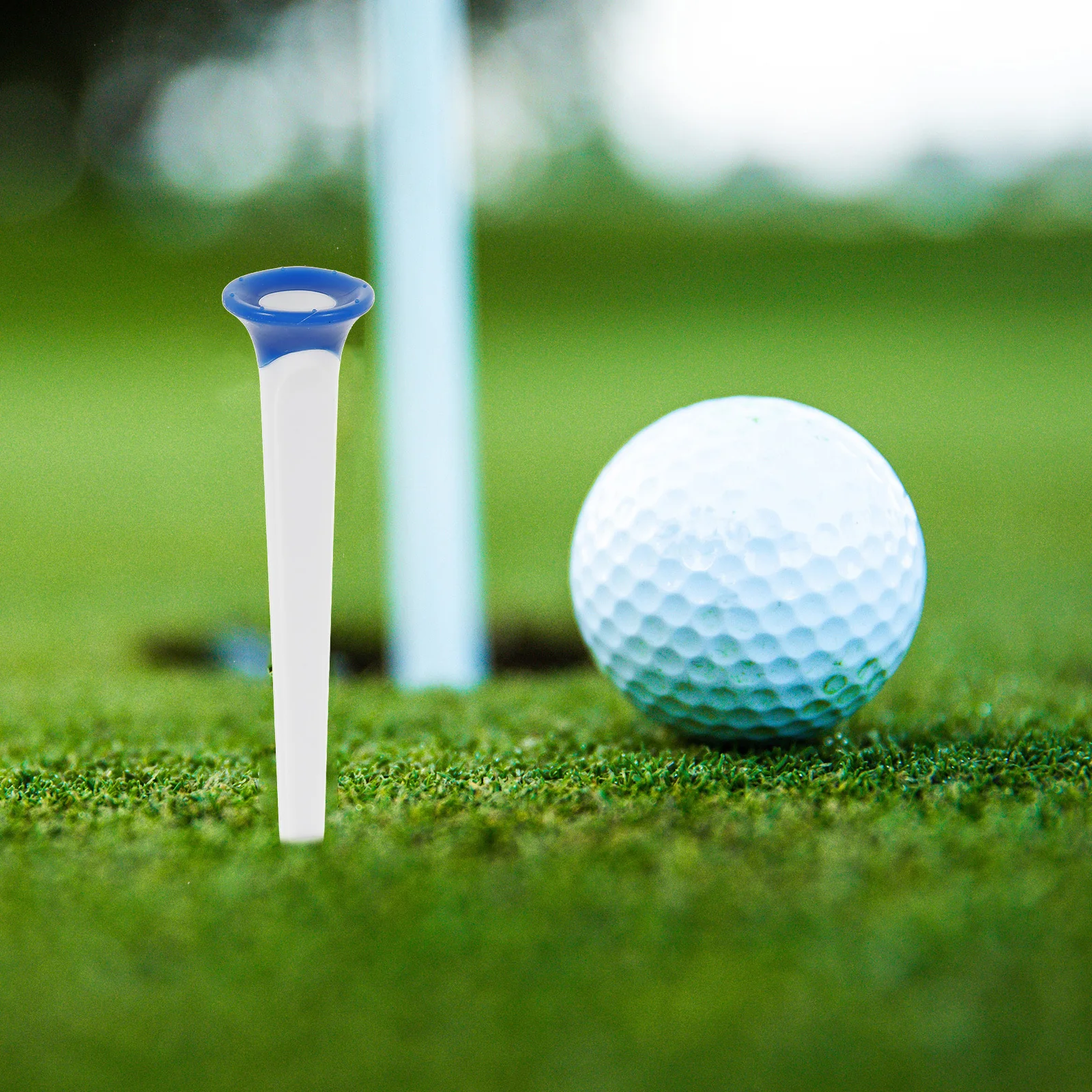 

10Pcs Golf Tees Professional Durable Tpe Golf Ball Holders Practice Spikes Training Accessories Supplies Golfs Spikes