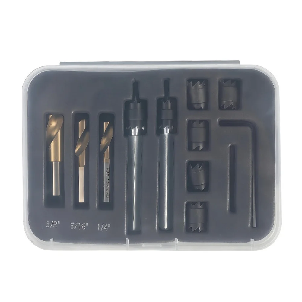 13pc Hex Shank Weld Drill Bits for Power Tools High For Velocity Steel Construction Enables Reliable Performance Daily