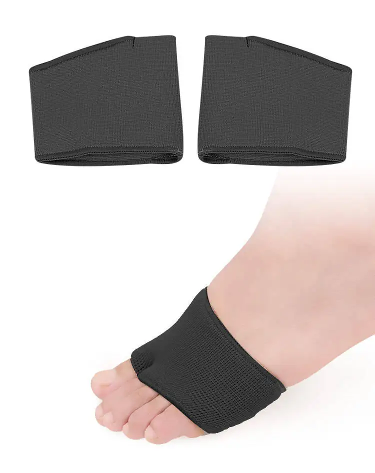 1pcMetatarsal Sleeve Toe Bunion Sole Forefoot Gel Pads Cushion Half Sock Supports Foot Care Tool