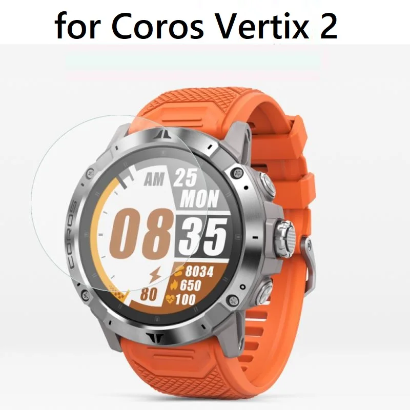 5PCS Smart Watch Screen Protector for Coros Vertix 2 Tempered Glass HD Clear Anti-Shatter Protective Film for Coros Vertix2