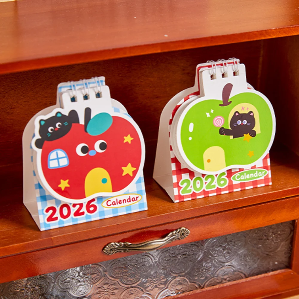 

Mini Desktop Calendar High Quality Paper Table Calendar Cartoon Mini Calendar Thick Paper For Office Desk Home Office New