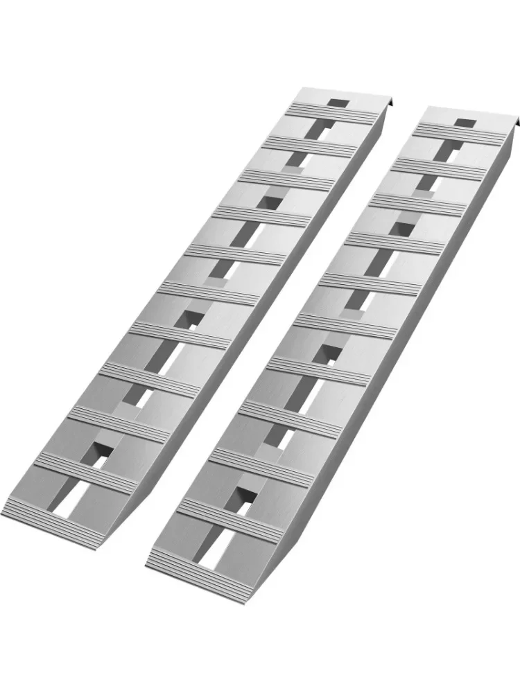 VEVOR 60'' X 12'' Aluminum Trailer Ramps 6000LBS Total Beavertail Hook End 1 Pair 2 Ramps