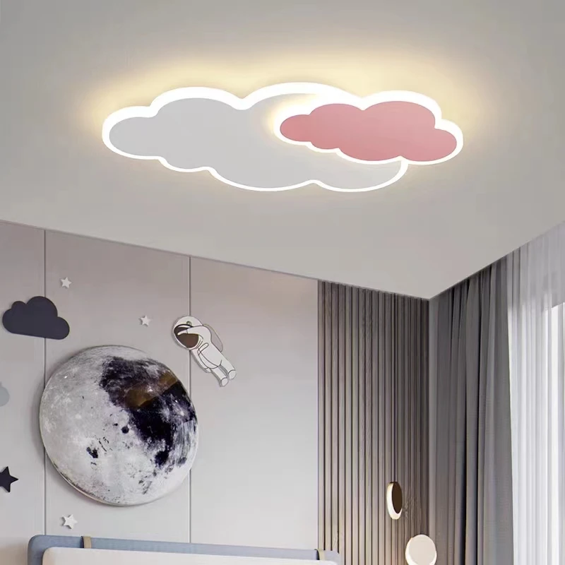 Modern Clouds LED Ceiling Lights for Living Room Bedroom Study Children Indoor LED Dimmable Ceiling Lamp Lighting AC110-220V