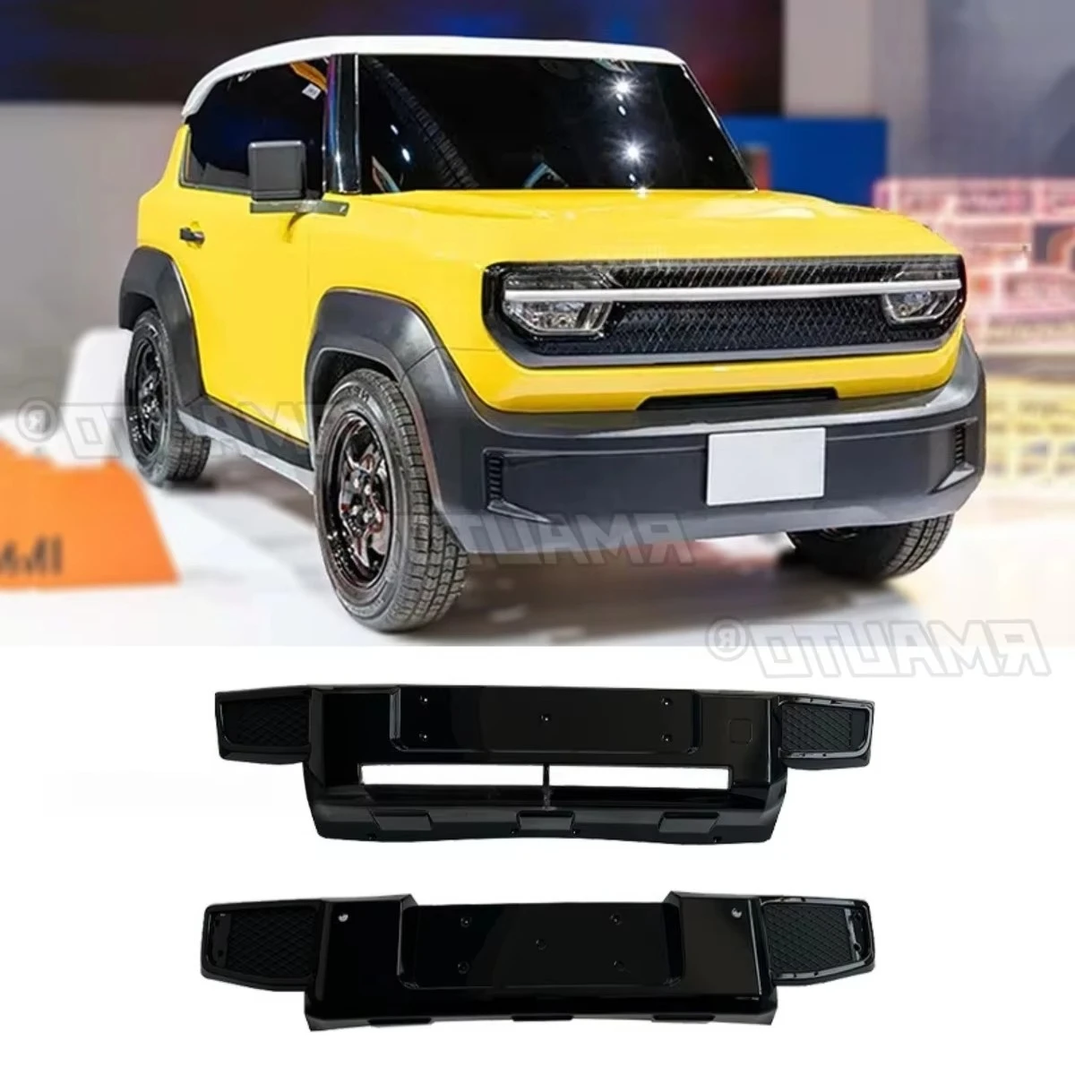 

For Vinfast VF3 Aluminum Alloy Roof Platform Climbing Ladder Backpack Luggage Rack Modification