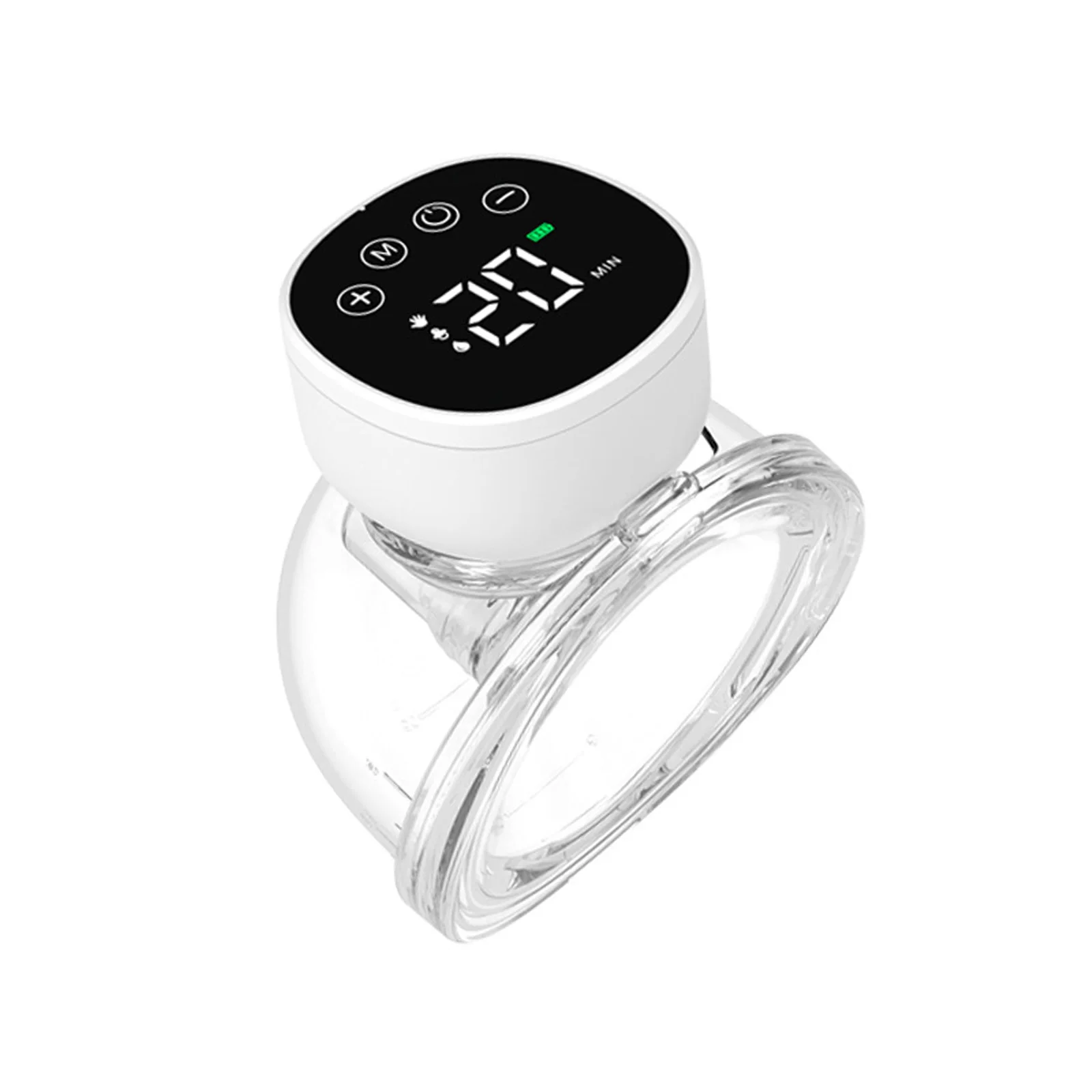 MY-376 Tiralatte elettrico indossabile a mani libere Tiralatte invisibile silenzioso 3 modalità 9 livelli di aspirazione Capacità 180 ml