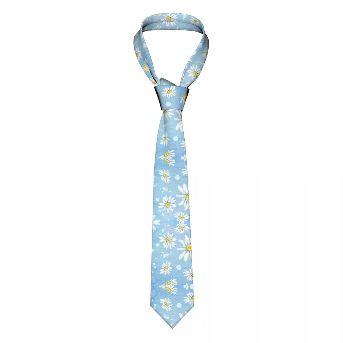 

Daisies Neckties Unisex Polyester 8 cm Flower Daisy Floral Neck Tie for Men Casual Classic Daily Wear Cravat Gift