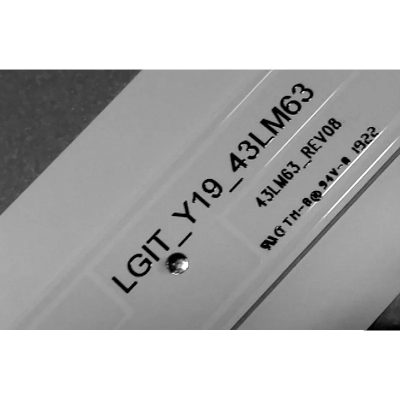 LED テレビ照明部分 LG 43LM6300PLA 43LM6300PSB 43LM6500P バックライト ストリップ ルール LGIT_Y19_43LM63 43LM63_REV08 Y19_43LM63