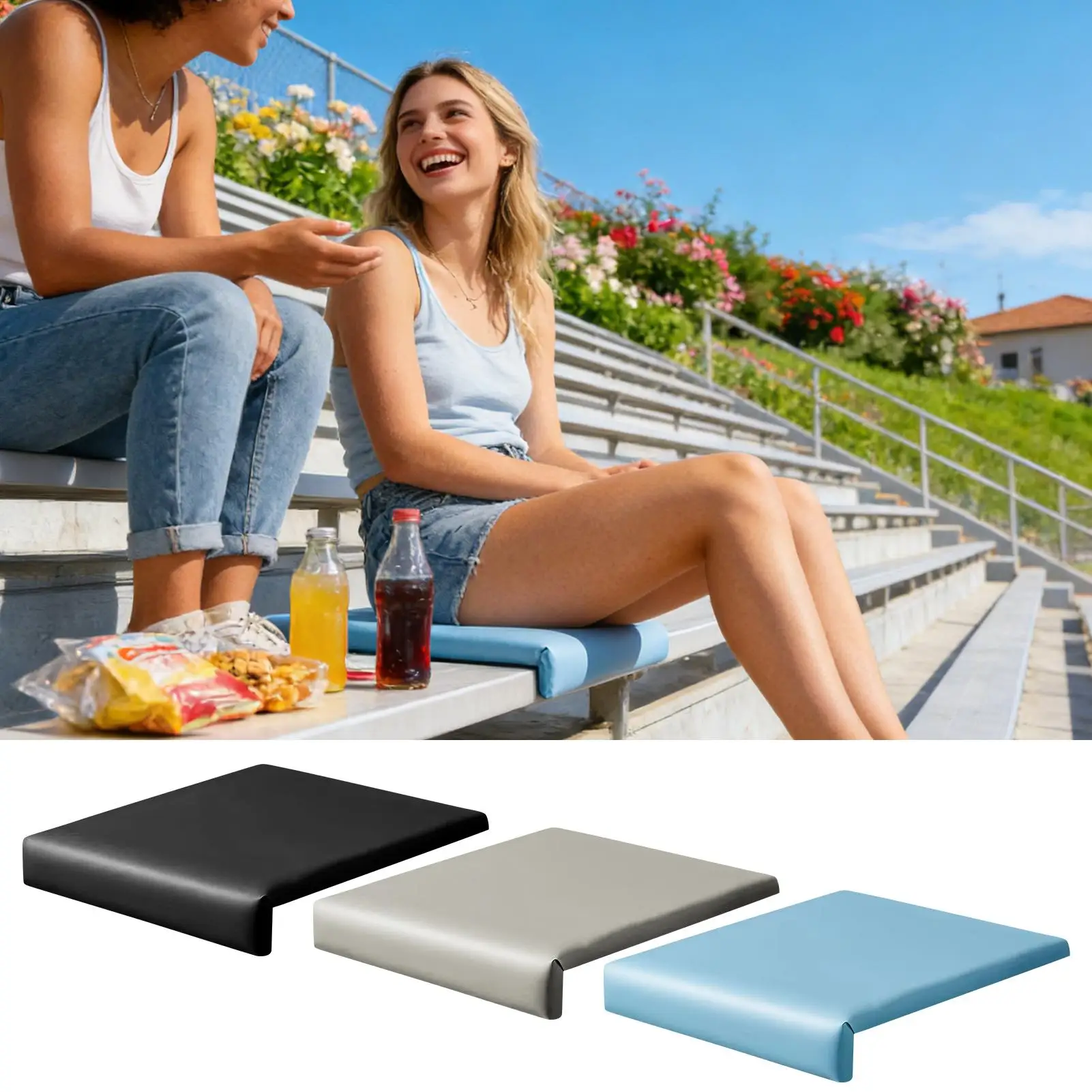 

Скамейка для отдыха на берегу озера, мягкая, дышащая, нескользящая, портативная, для патио, газона, дома, пляжа, кемпинга, рыбалки, пикника, отпуска