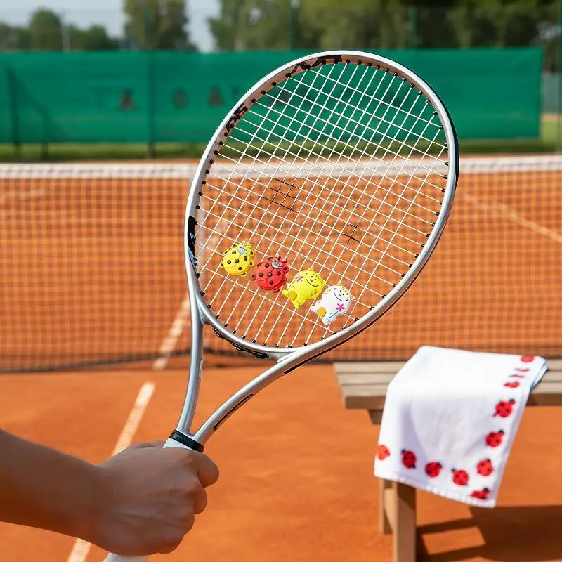Tennisschläger-Schockdämpfer 1/2/4 Stück Vibrationsdämpfer Leichtgewichtig Tragbar für Outdoor-Training Geschenk für Tennisliebhaber – Detail 8