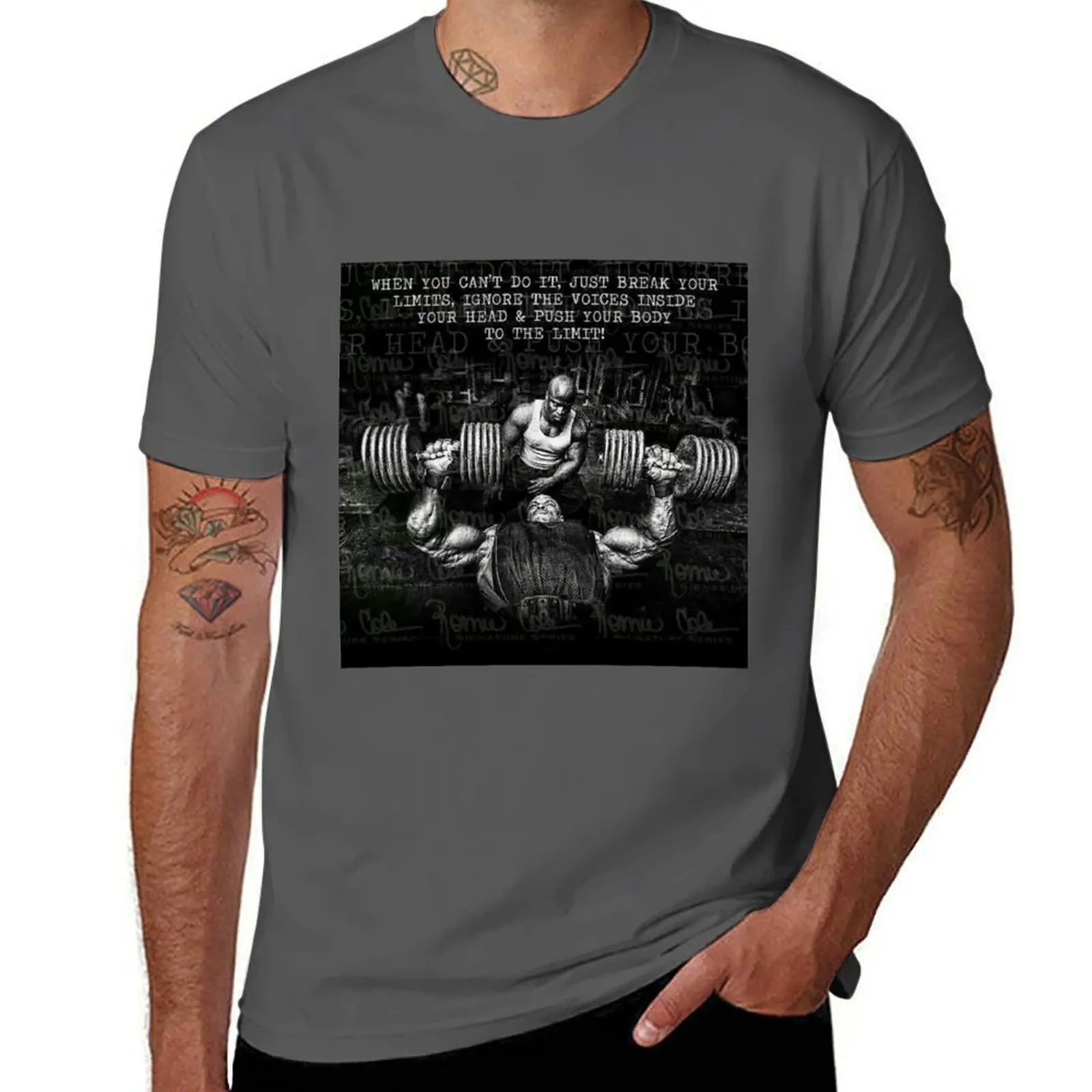 

ronnie coleman T-Shirt Work Daily Short Sleeve Top