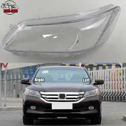 For Honda Accord 9th Gen 2014 2015 Transparent Lampshade Lamp Shade Front Headlamp Shell Headlight Cover Lens Plexiglass
