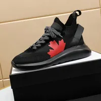 DSQ2 Men Sneakers Male Casual Women's Tenis Luxury Trainer Race Breathable Shoes ICON Loafers Running Shoes for Men