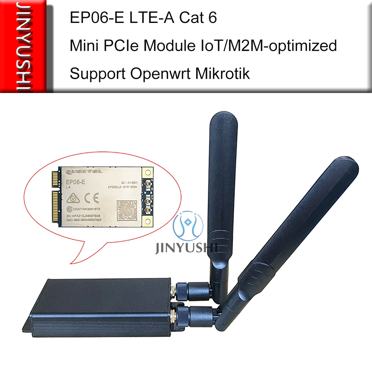 EP06-E USB دونغل 4G البسيطة بكيي إلى نوع-C محول قام المحفل/M2M-optimized LTE-A القط 6 وحدة LTE دعم Openwrt mikrotik