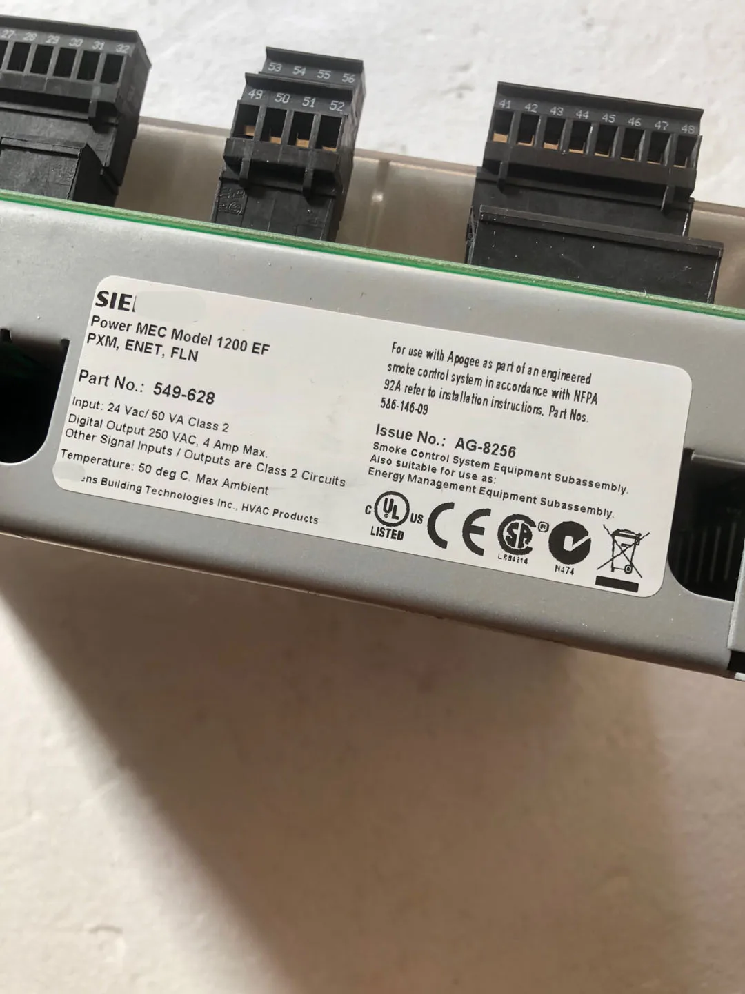 549-628 Potência MEC Modelo 1200 EF