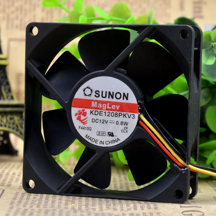 

KDE1208PKV3 8CM 12V 0.8W 8020 MAGNETIC COOLING FAN