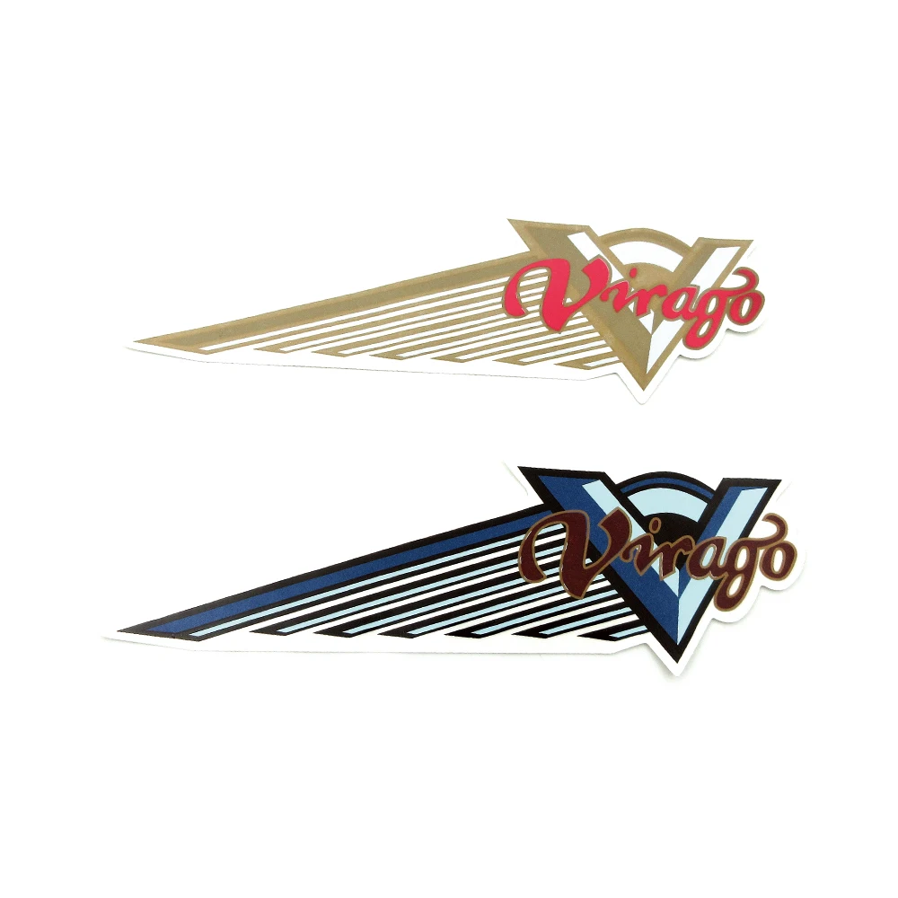 For Yamaha Virago XV125 250 400 535 700 Motorcycle Fuel Gas Tank Emblem Badge Decoration Decals Full Fairing Ornamental Stickers