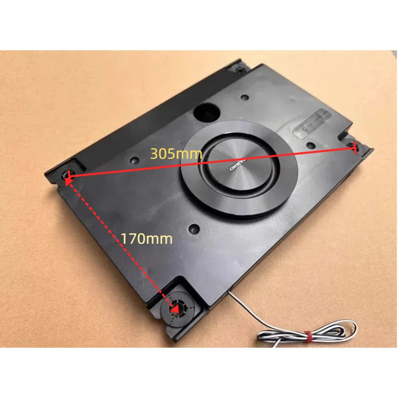 GHXAMP Speaker pasif ultra-tipis 3 inci kustom Subwoofer untuk TV Bass Onkyo 1PC