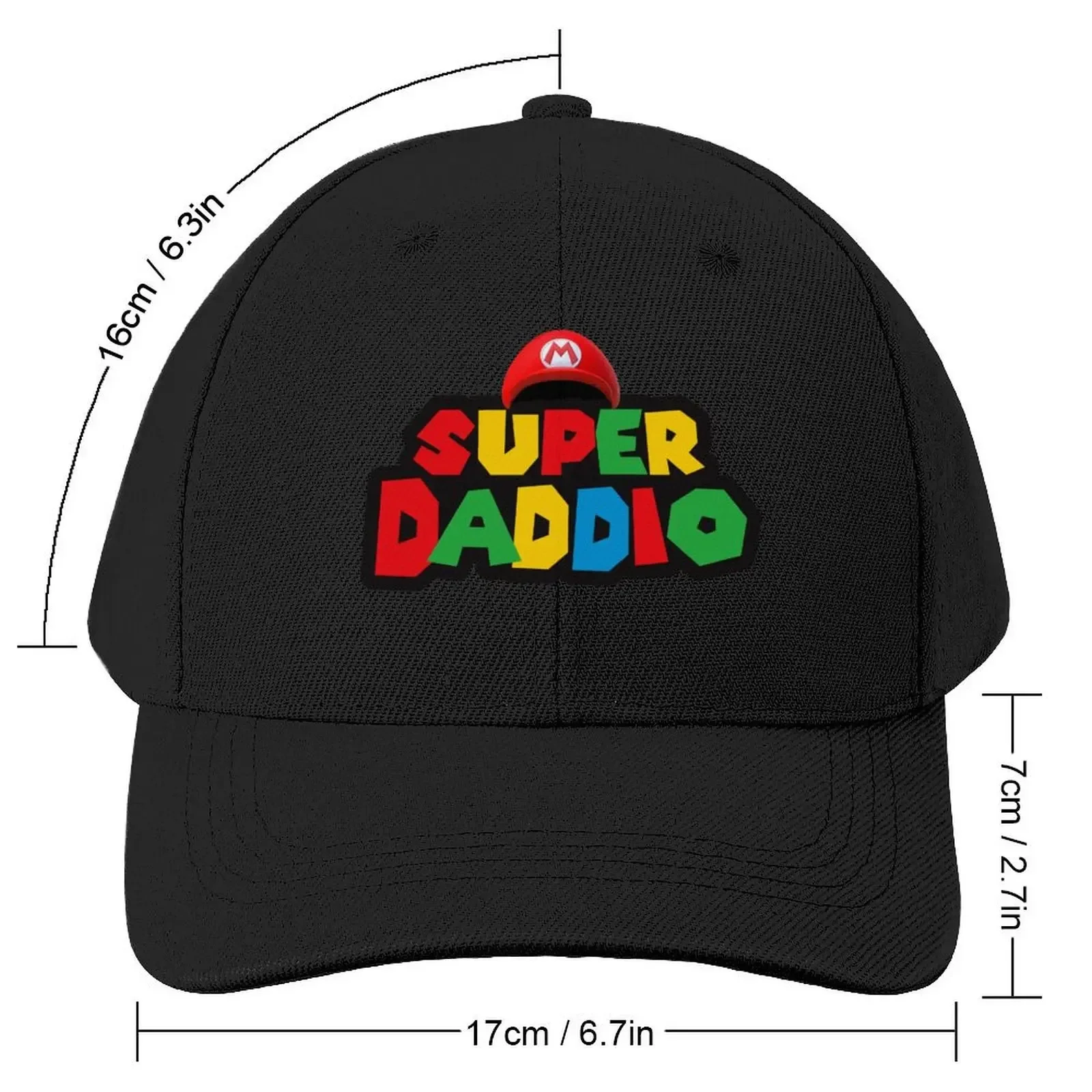 Super Daddio Baseball Cap Sun Hat For Children Luxury Hat custom Hat New In The Women's Golf Wear Men's