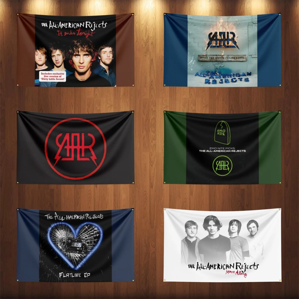 

3x5 Ft Heavy Rock Band T-The All-American Rejectss Flag Polyester Digital Printing Banner for Bedroom Wall Out Door Decoration