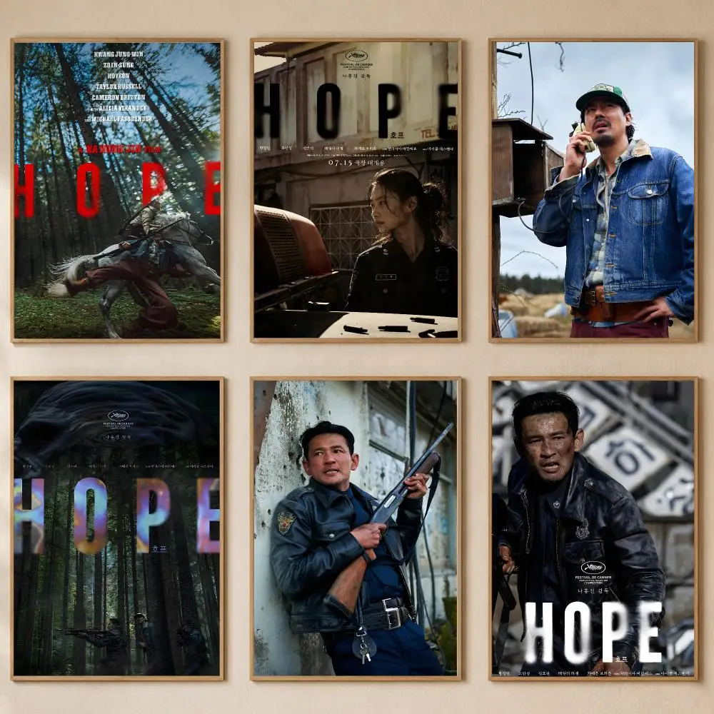 Film H-Hope Poster PP Self-Adhesive Wall Sticker Bedroom Gaming Cafe/Bar Vintage Aesthetic Decor Ideal Gift