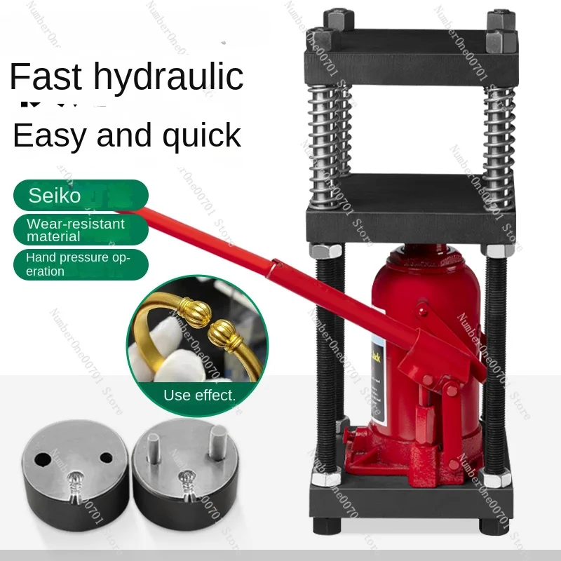 50-tonowa prasa hydrauliczna Złota i srebrna prasa jubilerska Hydrauliczny podnośnik Czterokolumowy przykładowy model tabletu testowego ciasta