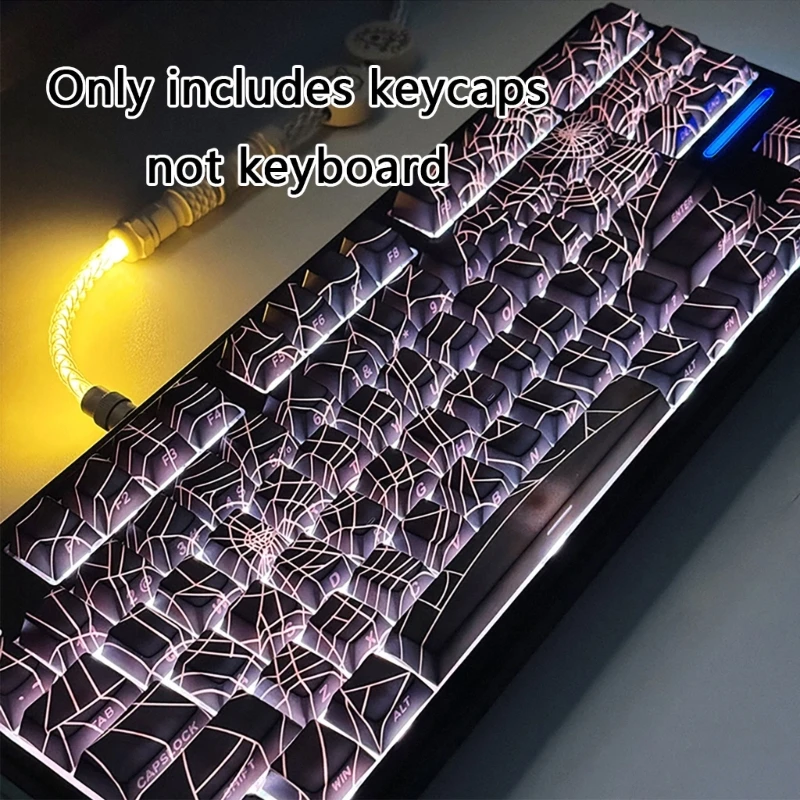 كامب مفاتيح الجودة مع العناكب تصميم الويب 84/87/96/98/100/104/108 لوحات المفاتيح
