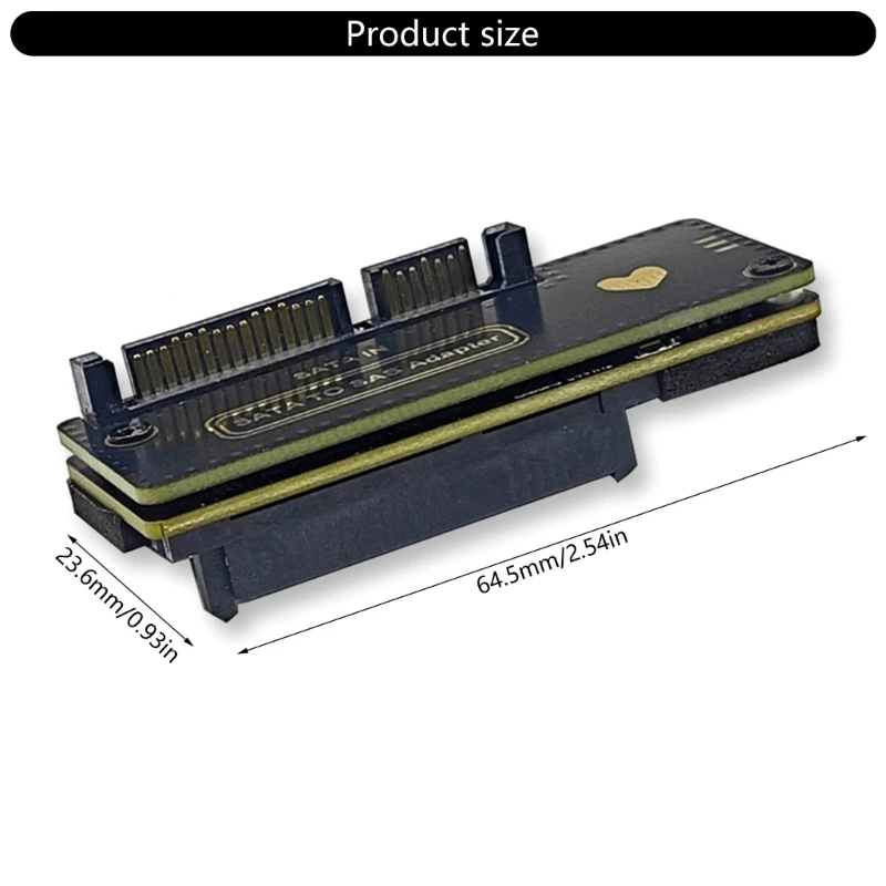 อะแดปเตอร์แปลง 6Gbps การ์ด SATA22Pin ชาย 29Pin หญิงการเชื่อมต่อสำหรับ 2.5 "3.5" Hard