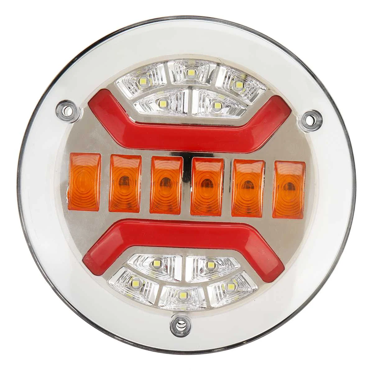 1/2/4x Truck Trailer 42 LED Rear Tail Light Brake Stop Lamp Turn Signal Indicator For Truck Lorry Caravan Bus Camper Taillights