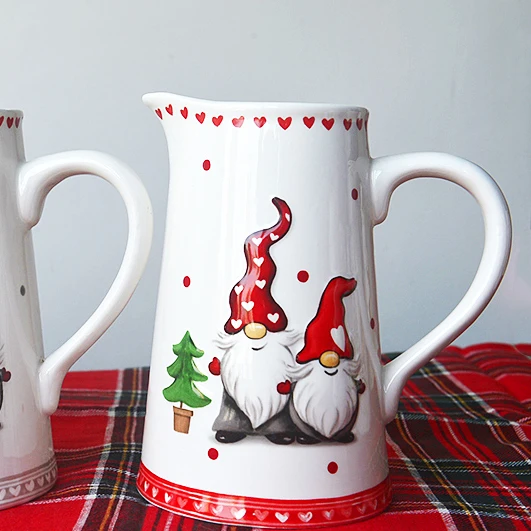 Export Nordic Phnom Penh Christmas Tree Ceramic Cold Water Pot Cup