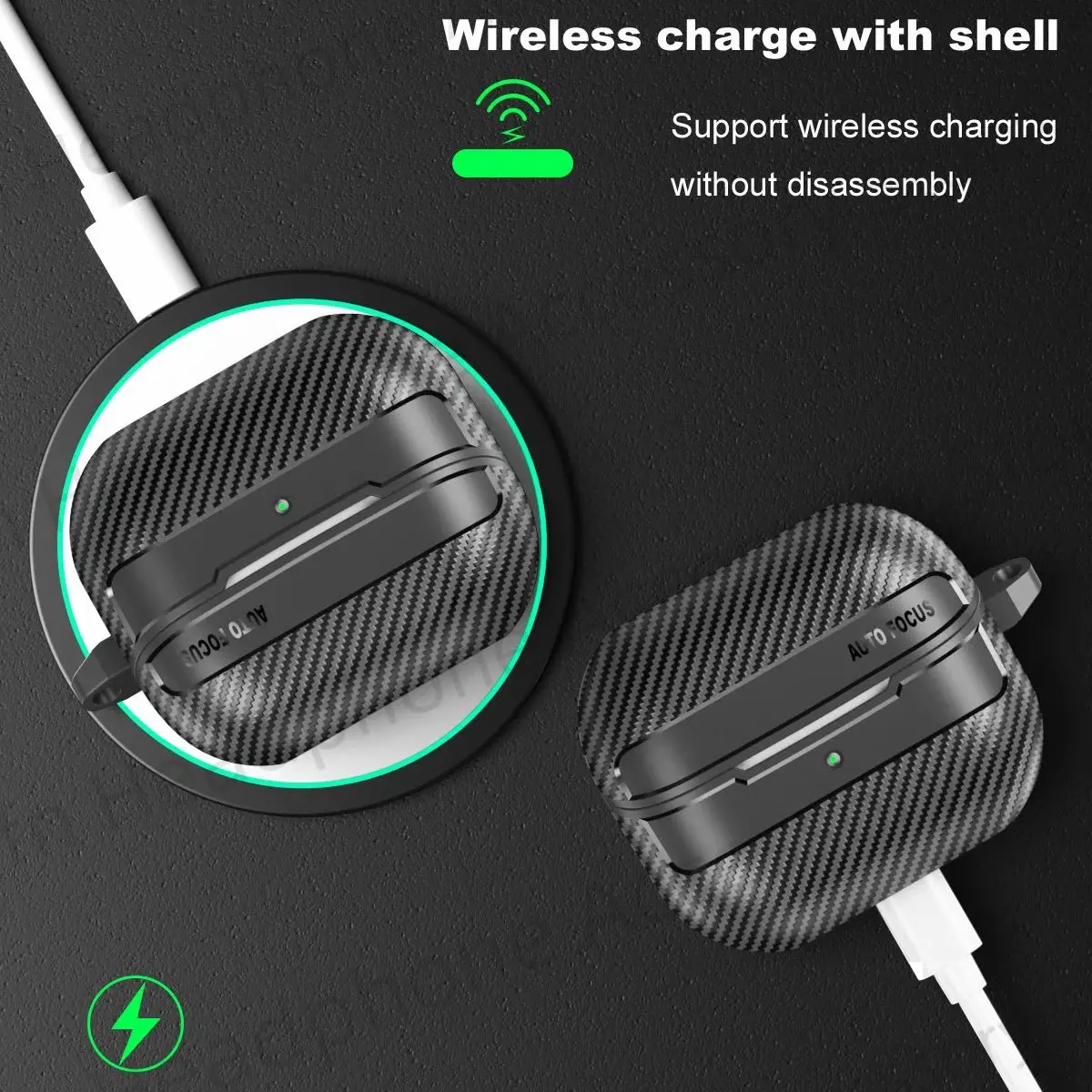 غطاء سماعة أذن من ألياف الكربون لهاتف سامسونج جالاكسي بادز 3 برو باز 3 برو حافظات من البولي يوريثان Fundas لهاتف 2024 حافظة سامسونج جالاكسي Buds3 Pro الجديدة