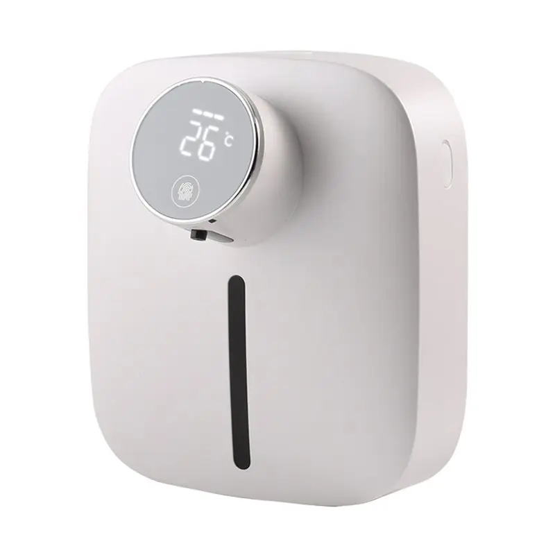 

AB46-Multifunctional Wall-Mounted Automatic Soap Dispenser Infrared Sensor Touchless Foaming USB Rechargeable Digital Display