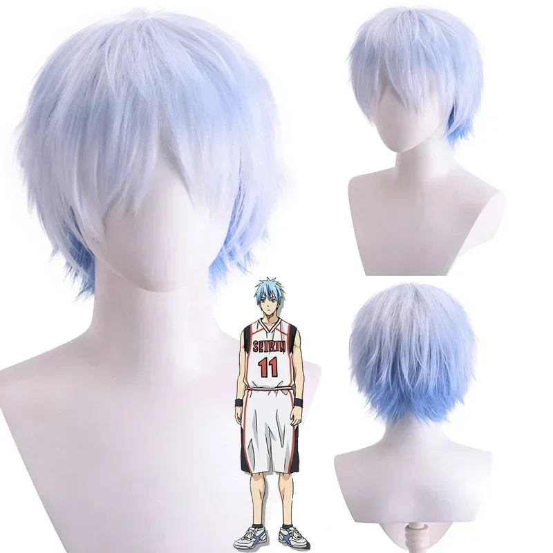 Kuroko Tetsuya Cosplay Costume Anime Kuroko\'s Basket Ball Cosplay Costume Wig High School No.11 Vest Basketball Jersey