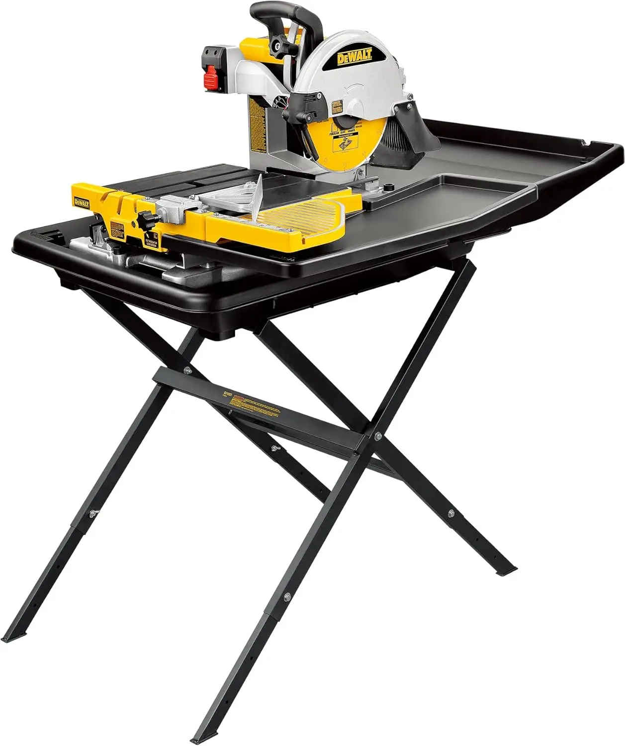 DEWALT Wet Tile Saw with Stand, 10-Inch, Corded (D24000S)