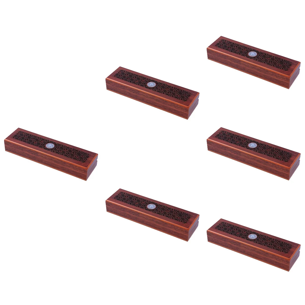 

Набор из 6 шт., 6 шт., нежная подарочная коробка, ожерелье, серьги, браслет, коробки для хранения ювелирных изделий, мини-ювелирные изделия