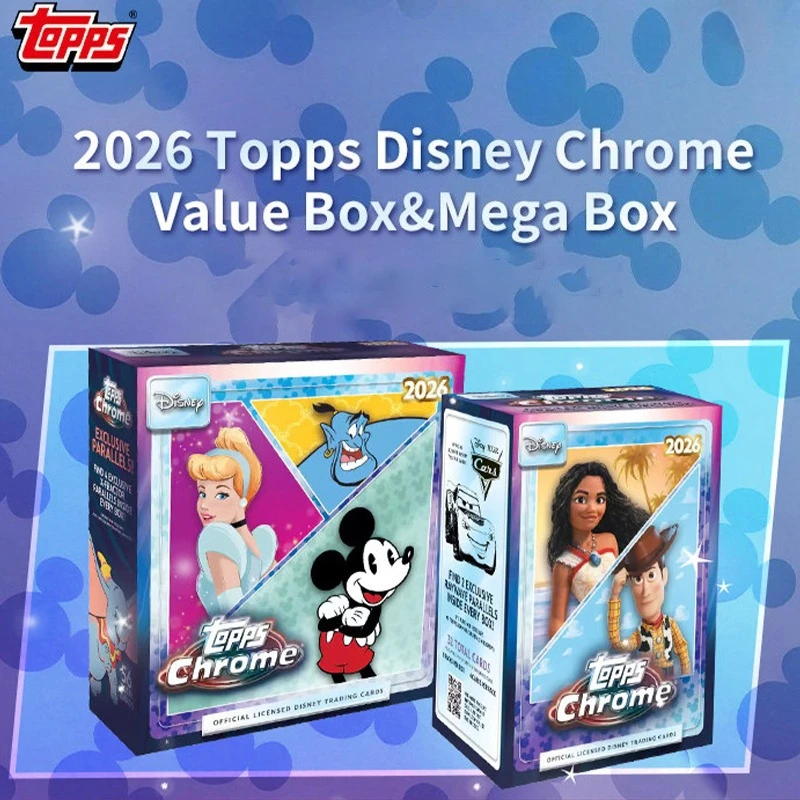 2026 Topps Chrome Disney Collection Card Factory Sealed Blind Box