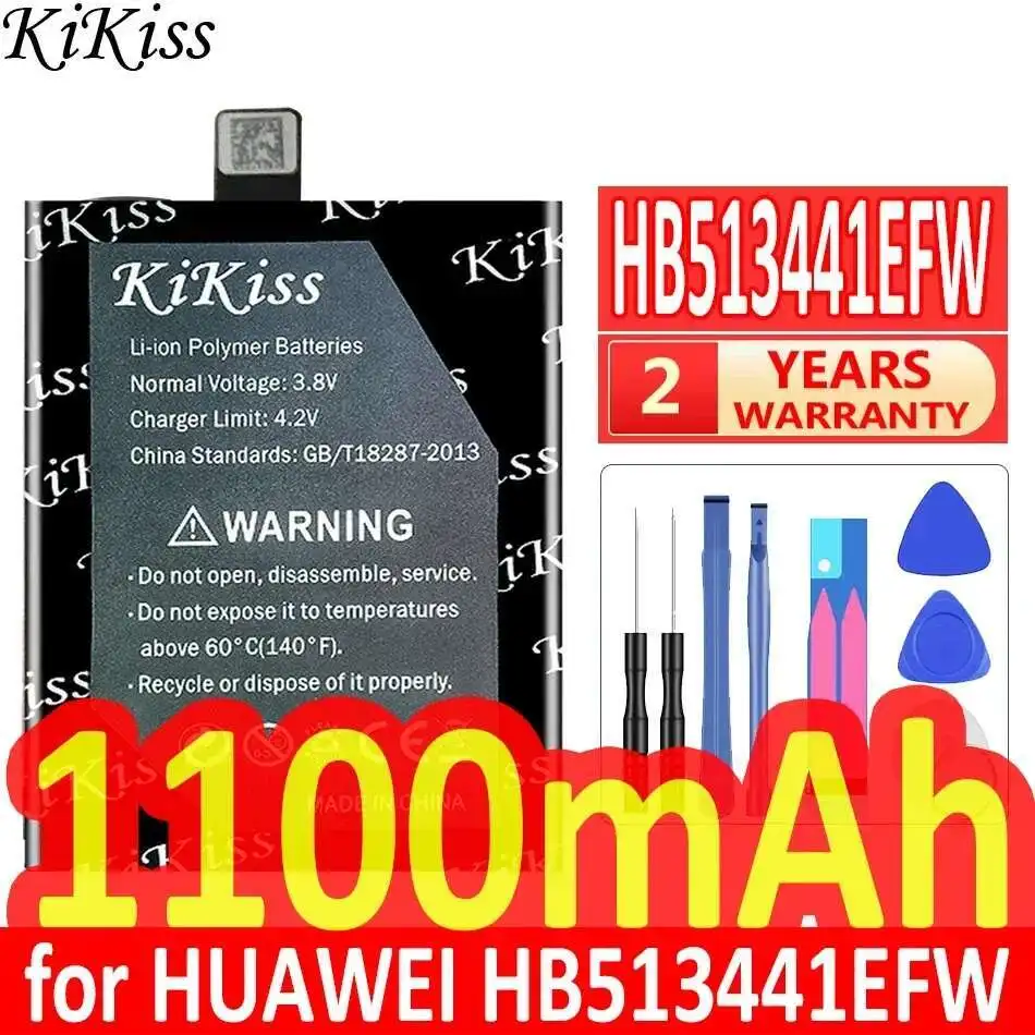 

Для Huawei HB513441EFW 1100 мАч аккумулятор высокой емкости надежные силовые часы
