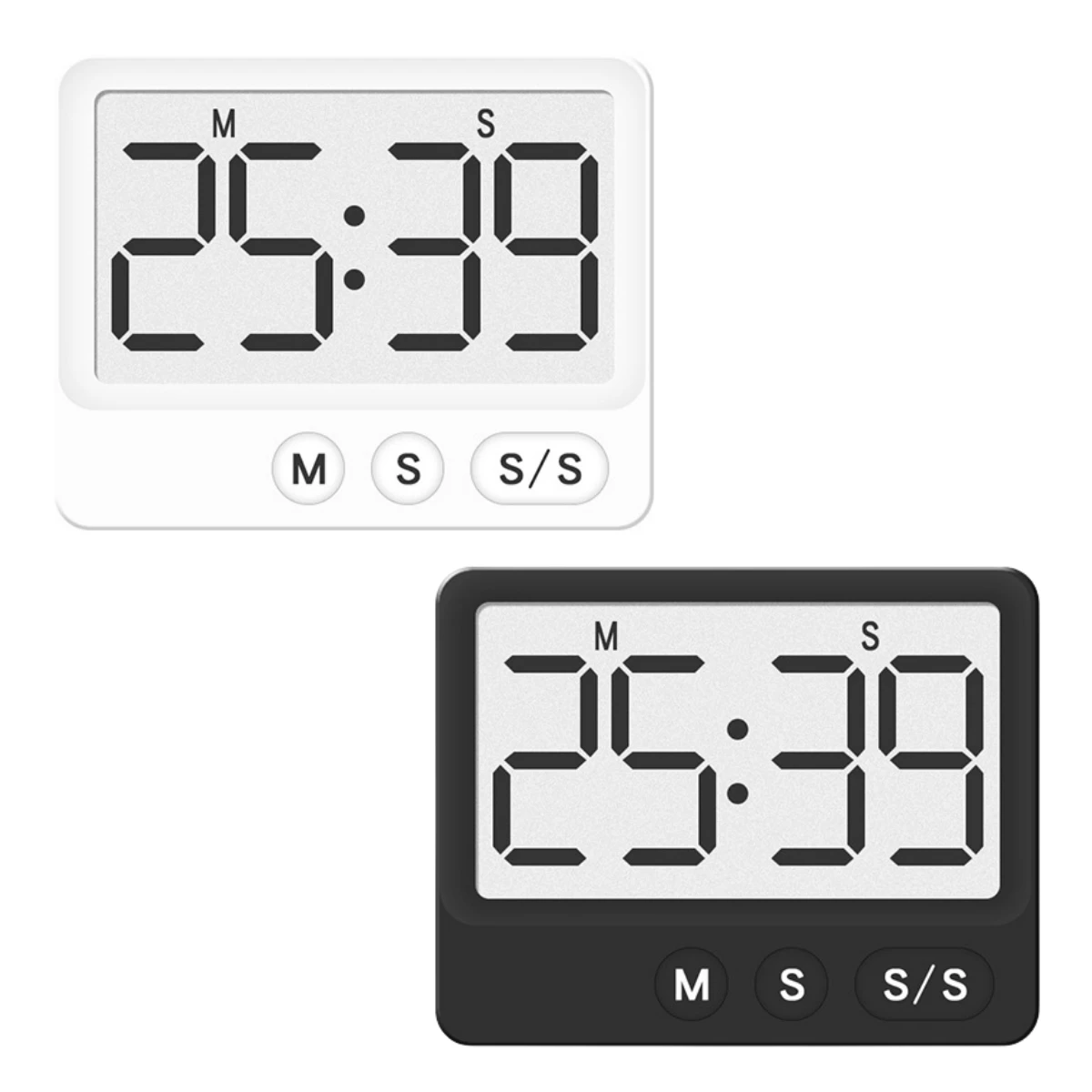 Large LCD Kitchen Digital Timer Time Management Magnetic Alarm For Cook Teaching Digital Cooking Kitchen Timer