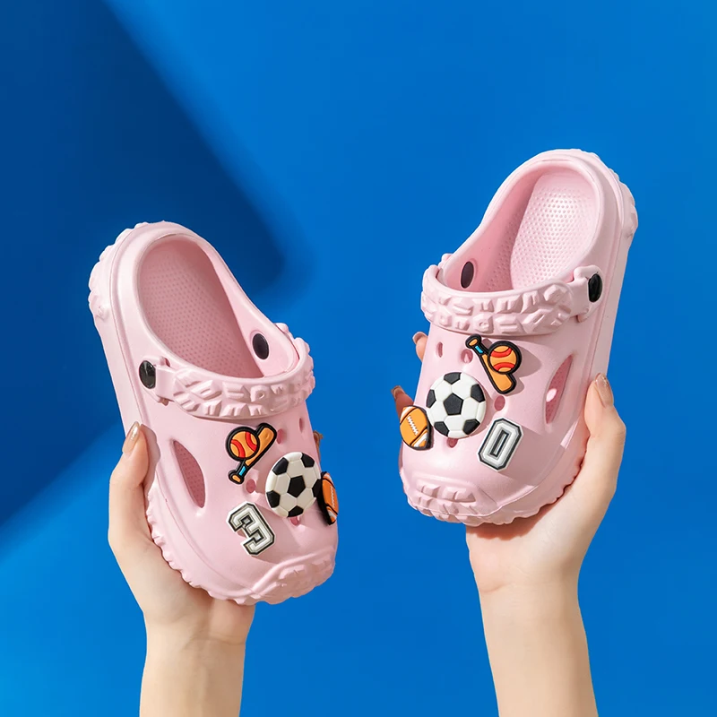 Cute Non-slip girls sandals garden shoes cartoon child baby sandals summer kids slippers high quality beach kids sandals