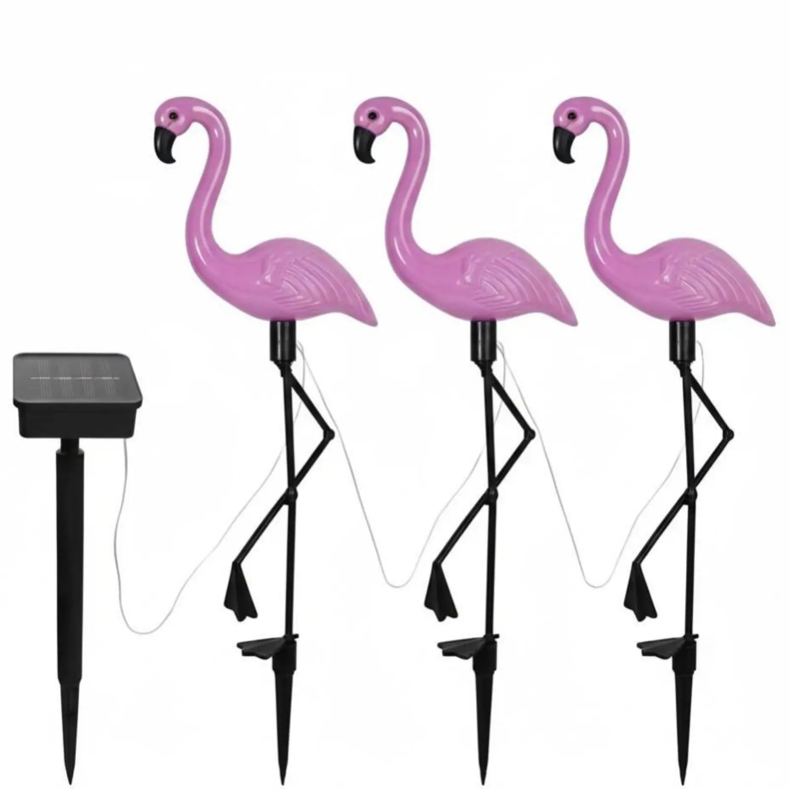 Solar Flamingo Lawn Light, Outdoor Garden Landscape Light, Animal Shape, Pool, Villa, Decorative Lighting view 5