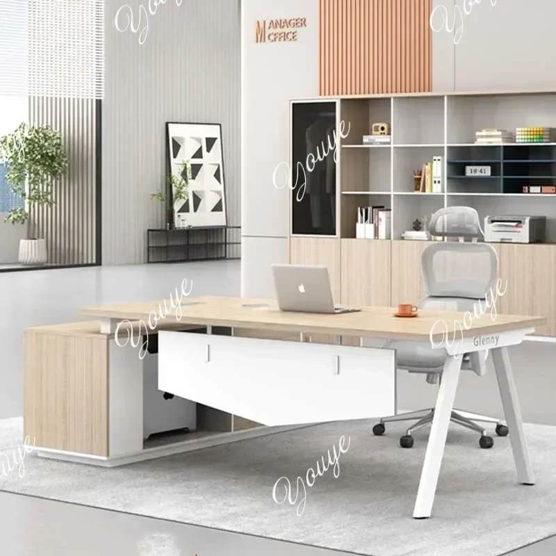SsL-J Height Wide Office Desk Bedroom Luxury Corner Coffee Gaming Office Desk Computer Laptop Writing Mesa Ordenador Furniture