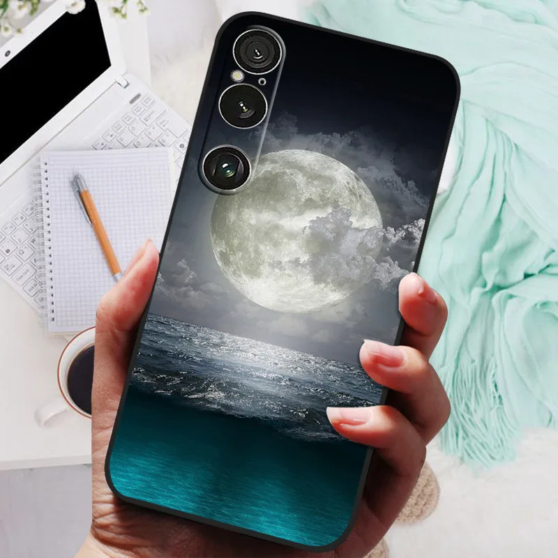 For Sony Xperia 1 VI Case Animals Soft Silicone TPU Back Cover Phone Cases For Sony Xperia1 VI Protective Bumper Shockproof Capa