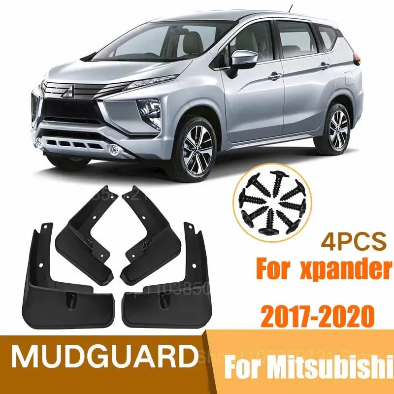 

Front Rear 4pcs FOR Mitsubishi xpander 2017-2020 Mudflaps Mudguard Mud Flap Guards Splash Fender Car Accessories