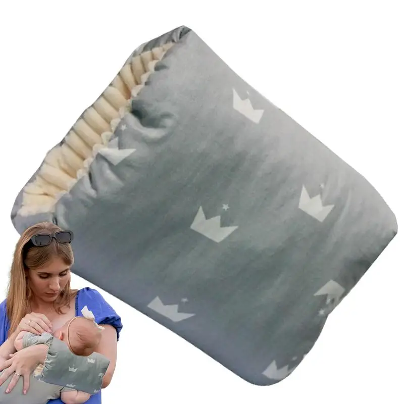 

Cozy Cradle Pillow Anti-Spitting Support Head Pillow For Bottle Feeding Comfortable Soft Pillow With Arm Hole For Mom Newborn