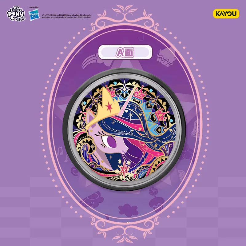 Official MLP Double-Sided Badge, Candy Theme Two-Tone Design, High-Quality Metal, Versatile Decor for Clothes & Bags,Best Seller - Image 2